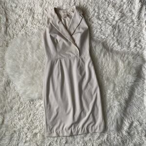 Banana Republic Ivory Tuxedo Dress, size 2